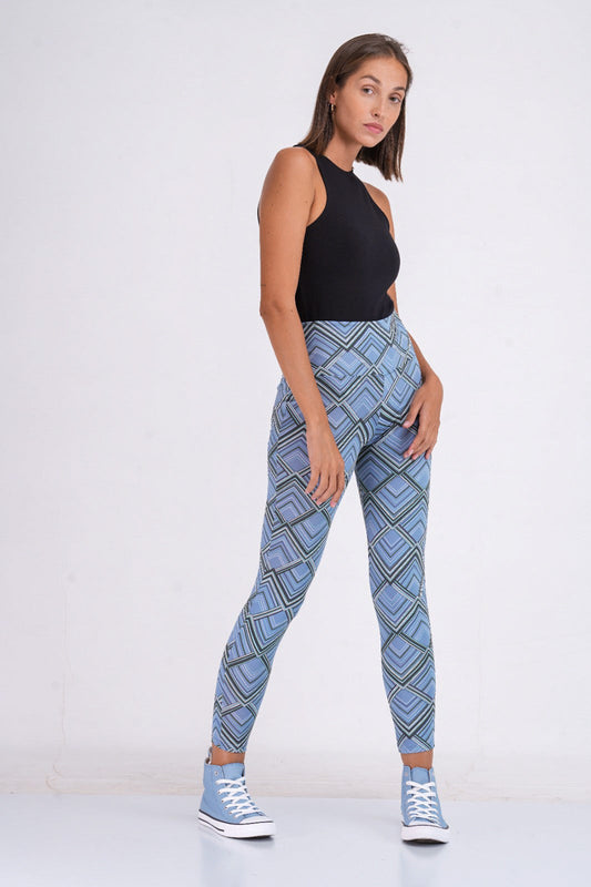 Printed High-Rise Active Pant