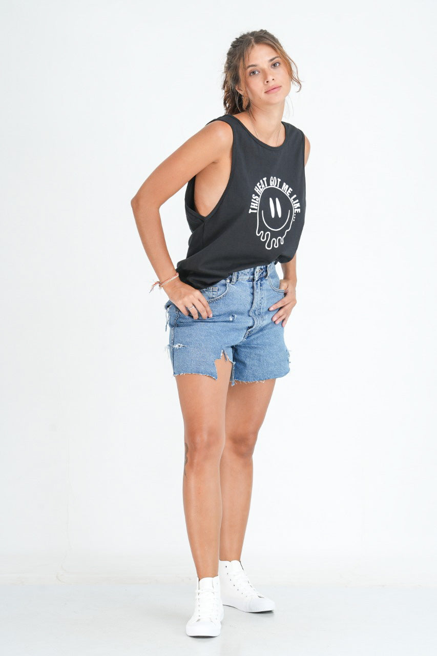 Slogan Tank Top